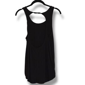 Queenie Ke Women’s Athletic Tank Top Open Back Size S Black
